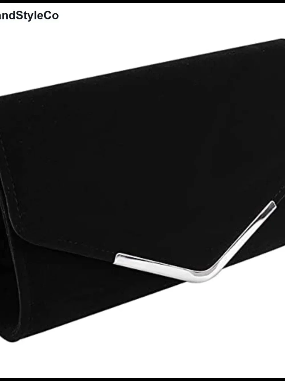 Velvet Evening Clutch Purse with Detachable Chain, Women's Prom Handbag with